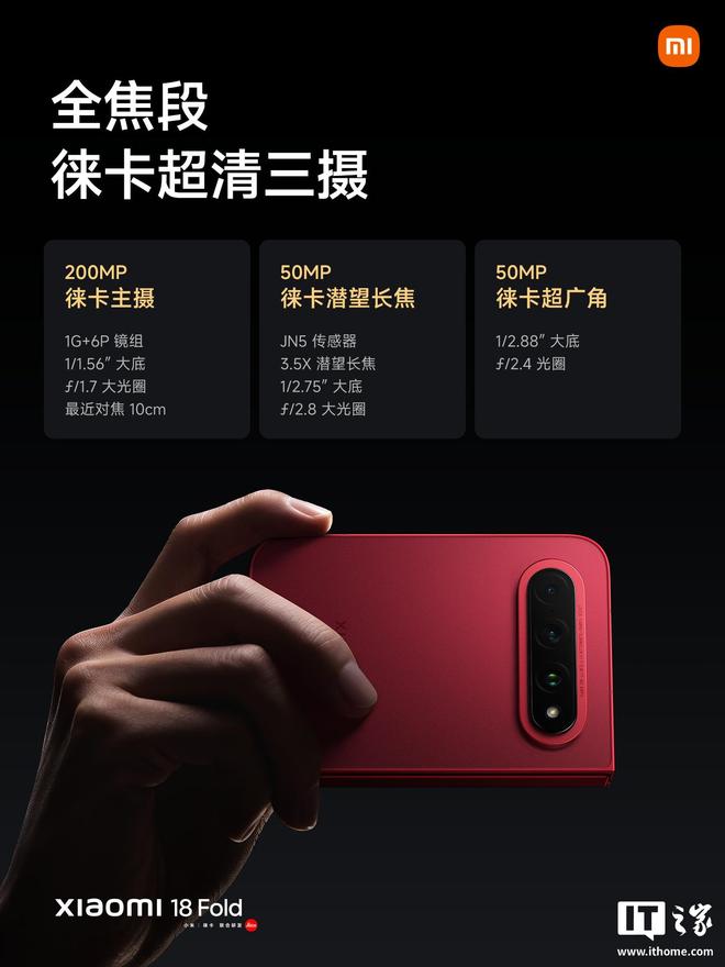 小米18 Fold中折叠手机相机玩法公开：两种形态，多种视角