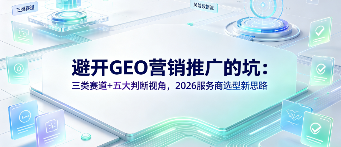 2026年GEO营销推广服务商推荐榜单，帮你避免踩坑！