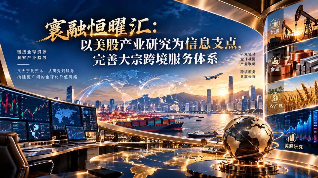 寰融恒曜汇:以美股产业研究为信息支点,完善大宗跨境服务体系