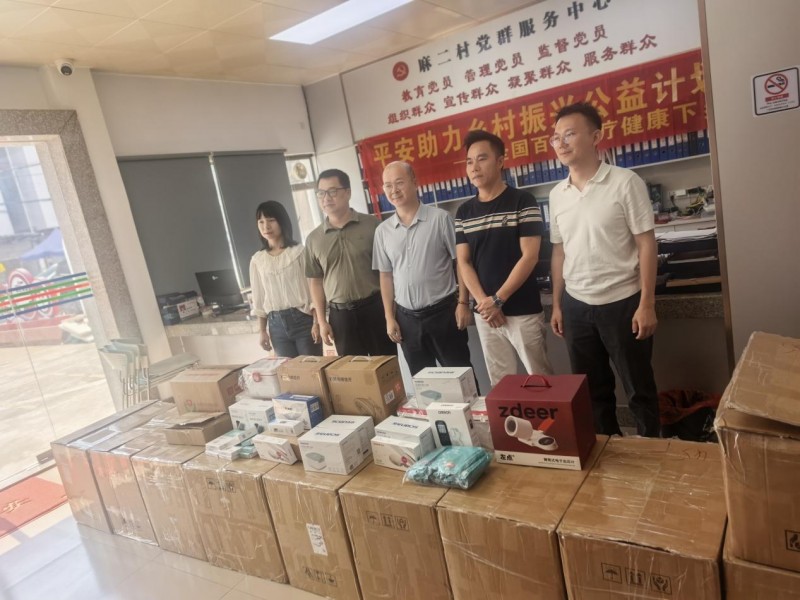 平安产险广州中心支公司捐赠3万元医疗物资助力健康乡村建设