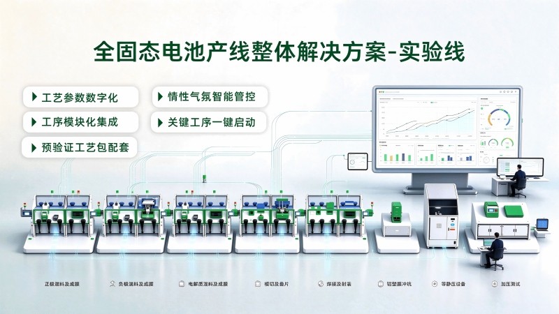 全固态电池进入制造攻坚期，实验线自动化成为研发提效关键